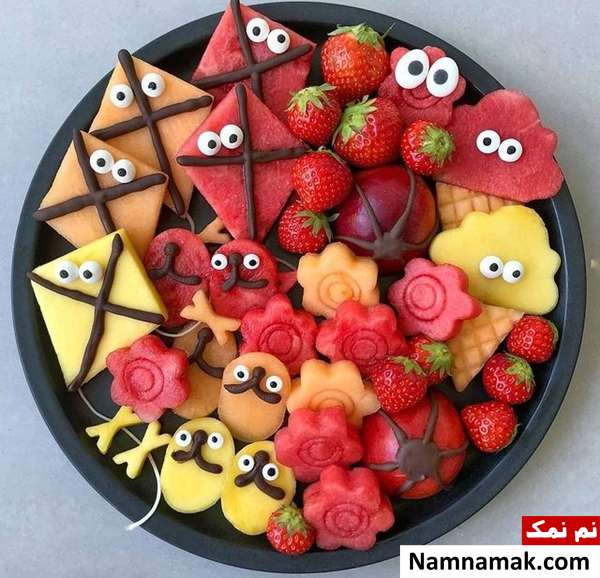 تزیین میوه شب یلدا برای عروس