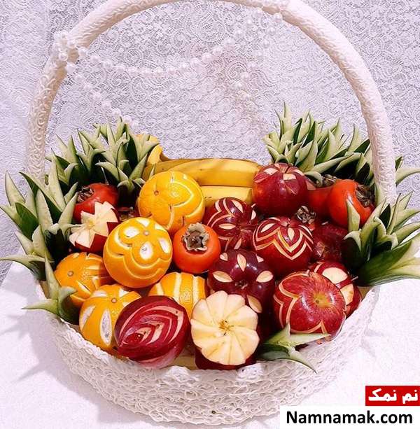 تزیین میوه شب چله عروس