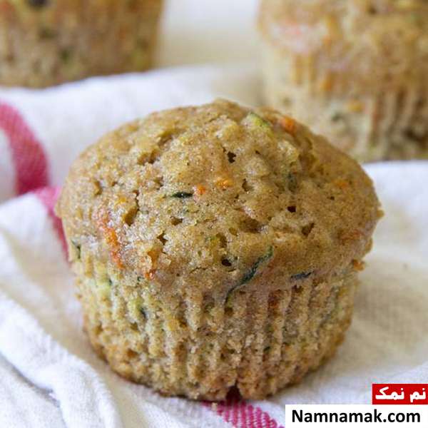 طرز تهیه خوراک مافین کدو سبز