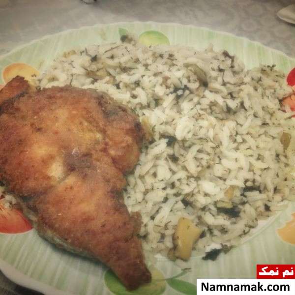 استپ بای استپ درست کردن باقالی پلو با ماهی