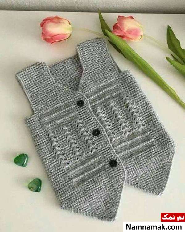جلیقه مجلسی بافتنی پسرانه