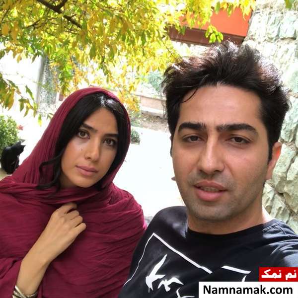 سارا نجفی و همسرش علی سخنگو