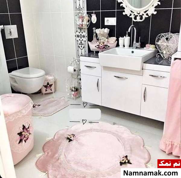 تزیین سرویس بهداشتی و روشویی