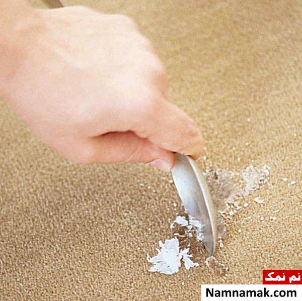 از بین بردن لکه چسب 123