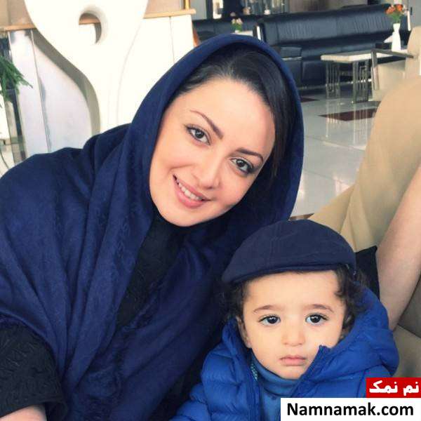 شیلا خداداد شیلا خداداد در کنار پسرش