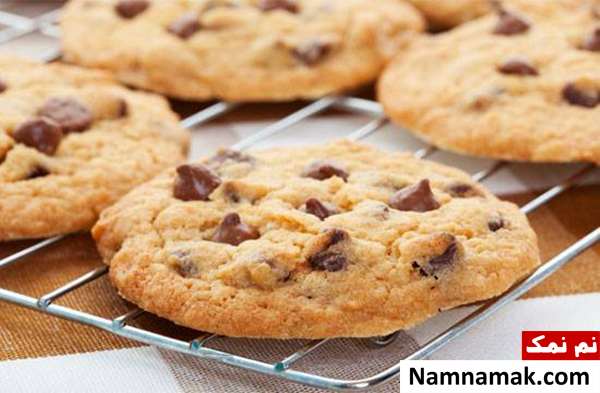 کوکی خرمای چیپسی و گردو طرز تهیه کوکی خرمای چیپسی و گردو