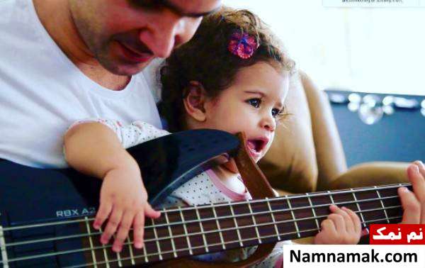 محسن یگانه و دخترش عکس چندسال پیش محسن یگانه و دخترش