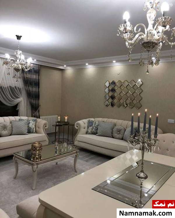 انتخاب رنگ دیوار پذیرایی 