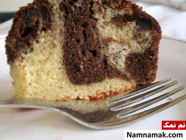 طرز تهیه کامل کیک ماربل