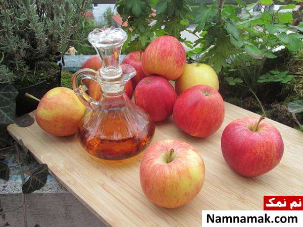 فواید سرکه سیب برای مو