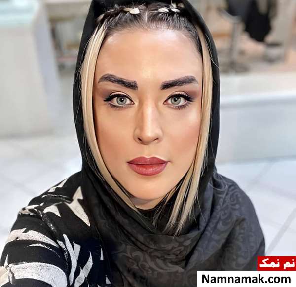 مدل مانتو سفید و شیک لادن سلیمانی