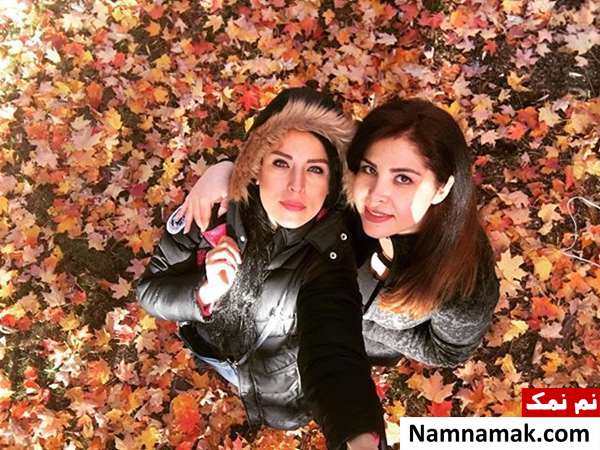 مدل کاپشن پاییزی و شیک لادن سلیمانی