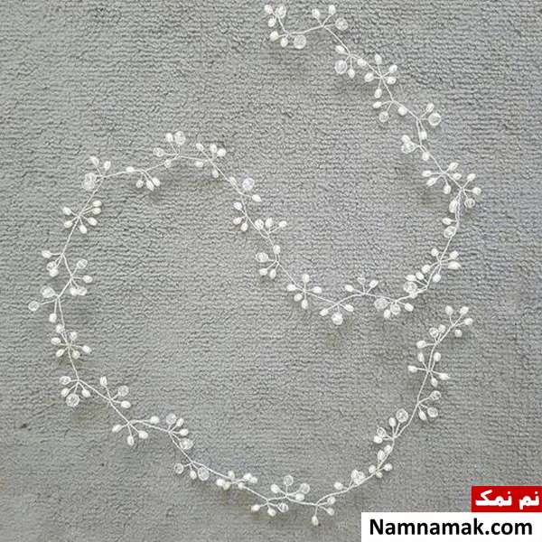 تاج روی پیشانی مدل تاج روی پیشانی بسیار ظریف