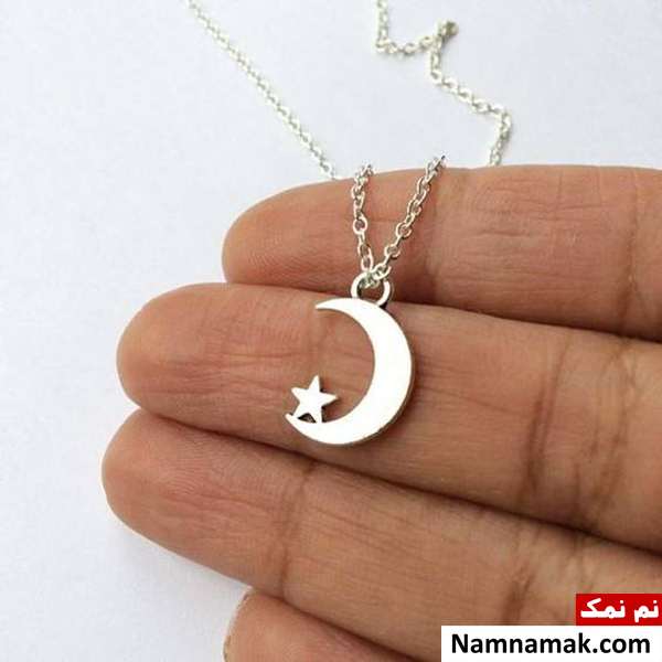 مدل گردنبند نقره دخترانه