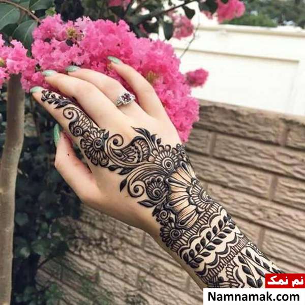 مدل های زیبای طراحی روی دست با حنا