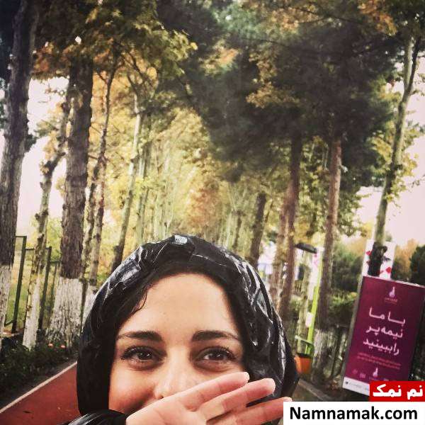 غزل شاکری عکس پاییزی غزل شاکری