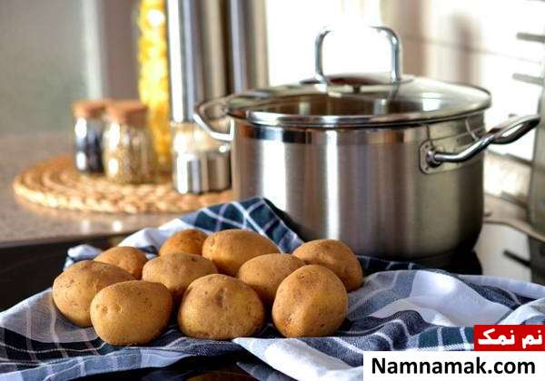 سیب زمینی ریزش مو رشد سریع مو با اب سیب زمینی