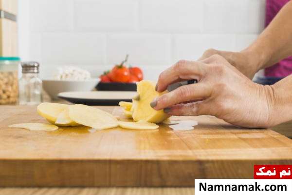 تسکین پوست با سیب زمینی ماسک های سیب زمینی برای پوست