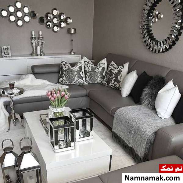 دکوراسیون خاکستری دکوراسیون خاکستری سفید منزل