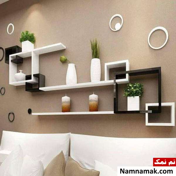 مدل شلف های دیواری و دکوری