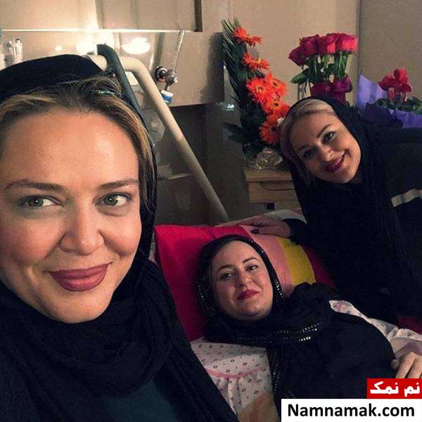 نعیمه نظام دوست عیادت بهاره رهنما از نعیمه نظام دوست