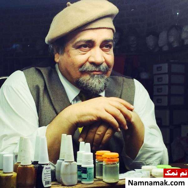محمدرضا شریفی نیا محمدرضا شریفی نیا در اتاق گریم