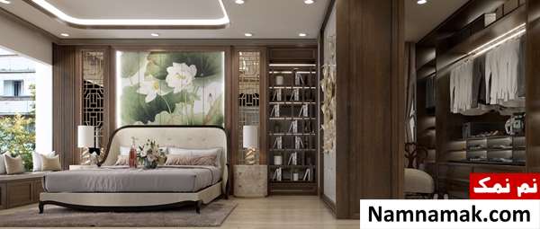 دکوراسیون اتاق خواب لاکچری
