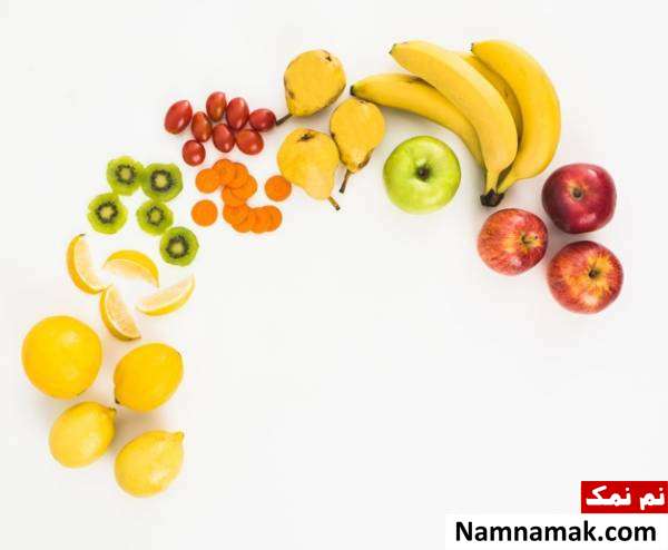 قراردادن میوه ها کنار هم