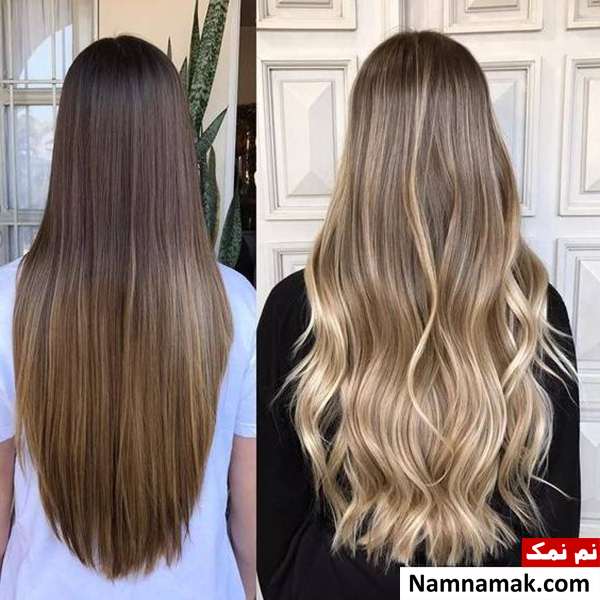 هایلایت های تیره و روشن مو