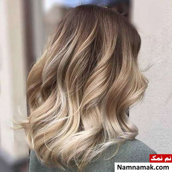رنگ مو هایلایت تیره و روشن
