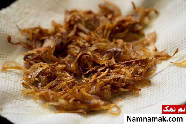 دستور تهیه پیاز داغ با مایکروفر