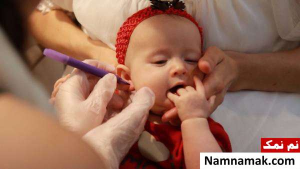 زمان سوراخ کردن گوش کودک