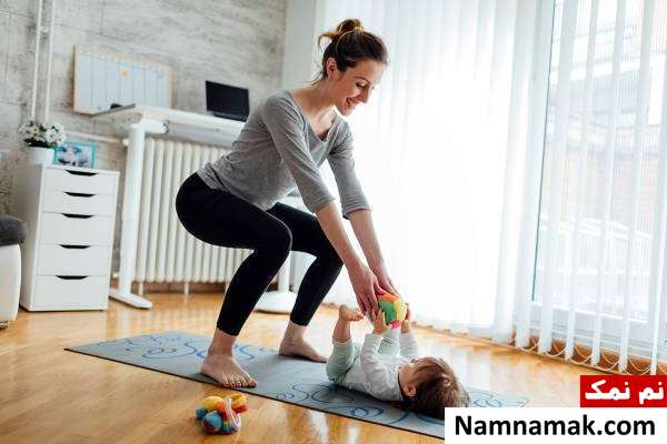 تمرینات ورزشی بعد از زایمان