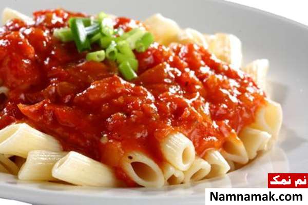 روش تهیه پاستا گوجه زیتون و اسفناج