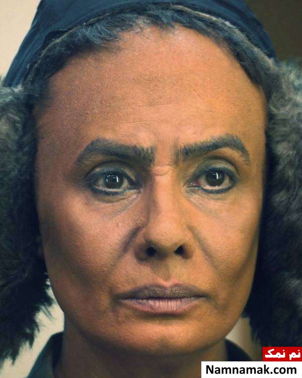 عاطفه رضوی گریم متفاوت عاطفه رضوی در نمایش خروس لاری