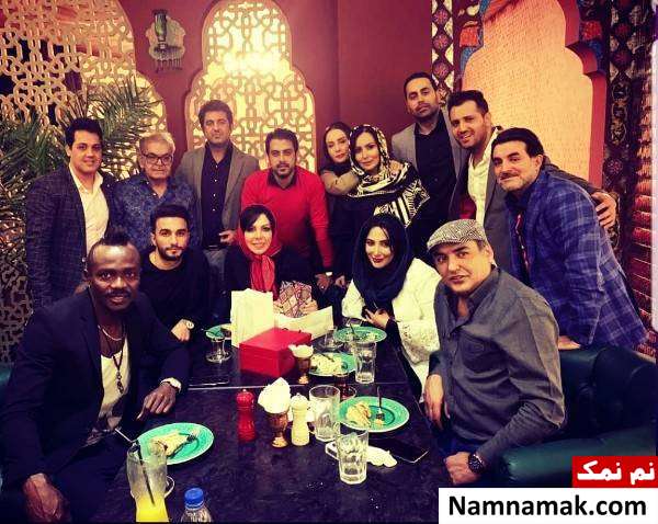 بازیگران سینما و فوتبالیست ها مهمانی بازیگران سینما و فوتبالیست ها