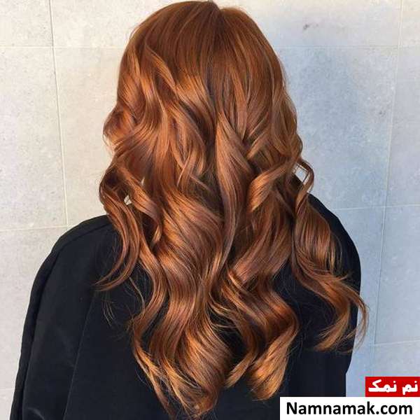 مدل رنگ مو موکای گرم