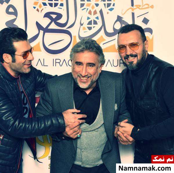 محمود دینی عکس مجید واشقانی و کامبیز دیرباز با محمود دینی