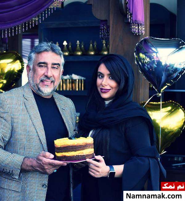 محمود دینی و دخترش عکسی از محمود دینی و دخترش نگار