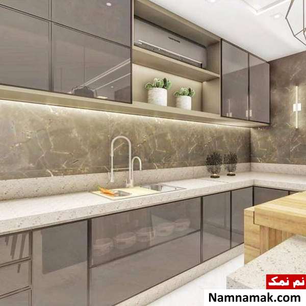 نورپردازی موضعی نورپردازی مدرن کابینت های آشپزخانه