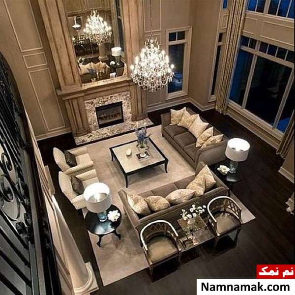دکوراسیون نشیمن به سبک سالن
