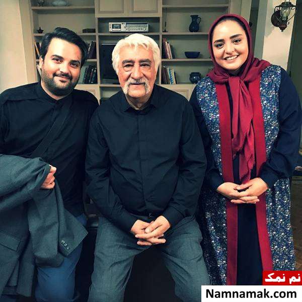 نرگس محمدی نرگس محمدی در پشت صحنه سریال ستایش