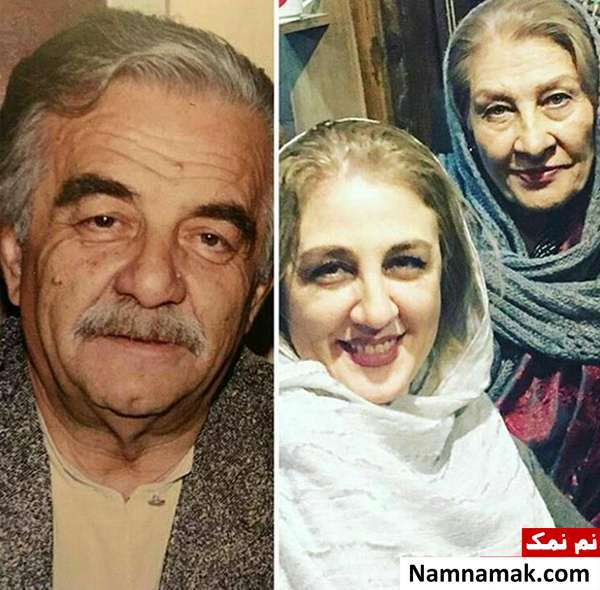 همسر منوچهر نوذری و دخترش