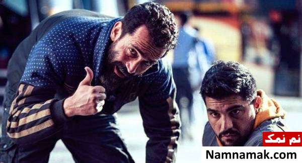 عکسی از سینا مهراد و هادی حجازی فر در فیلم ژن خوک