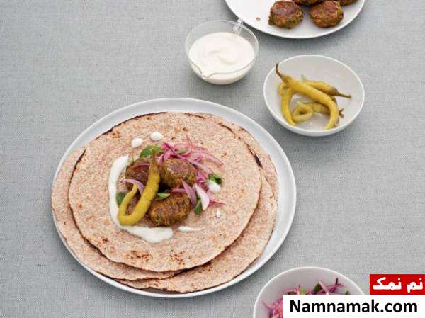 درست کردن فلافل هویج با سس کنجد 