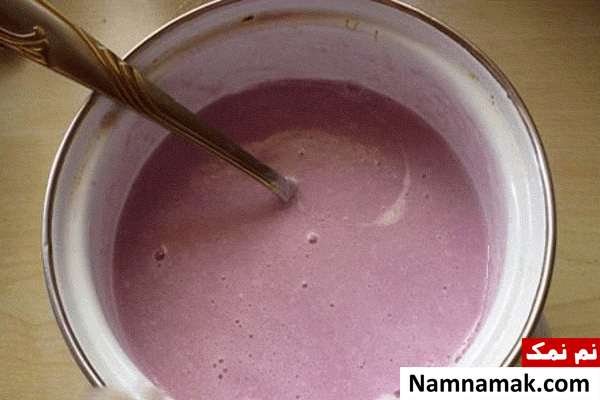 بستنی حل شده در مایه ژله