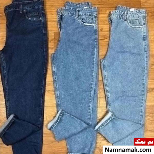 شلوار جین مام استایل شلوار جین مام استایل در رنگ های مختلف