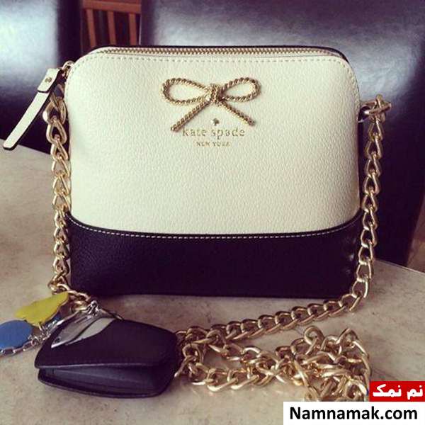 کیف مجلسی کوچک سیاه سفید