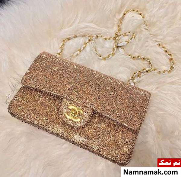 کیف شنل زنانه براق و درخشان