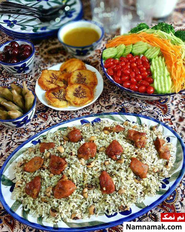 آموزش درست کردن لوبیا پلو طرز تهیه لوبیا پلو شیرازی